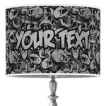 Skulls 16" Drum Lamp Shade - Poly-film (Personalized)