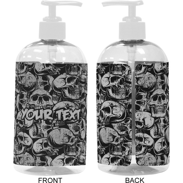 Skulls 16 oz Plastic Liquid Dispenser- Approval- White