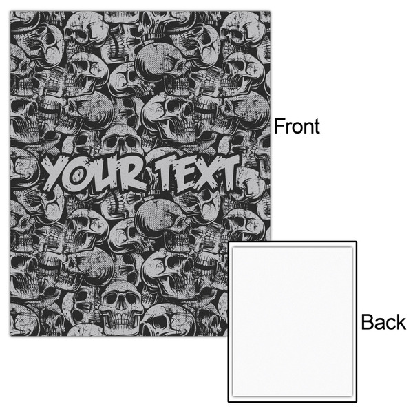 Skulls 16x20 - Matte Poster - Front & Back