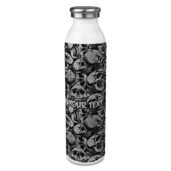 Custom Skulls 20oz Stainless Steel Water Bottle - Full Print (Personalized)