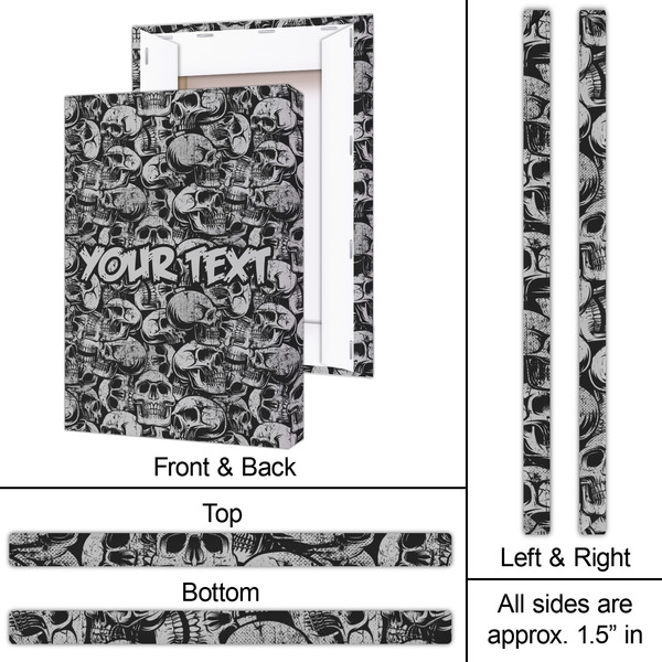 Skulls 20x30 - Canvas Print - Approval