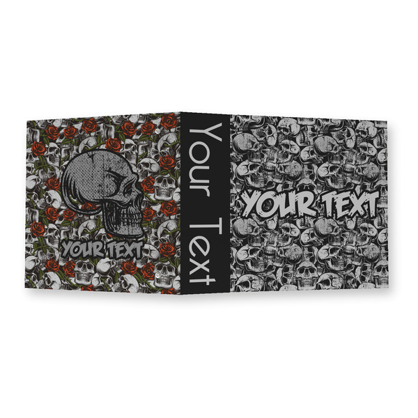 Skulls 3 Ring Binders - Full Wrap - 2" - OPEN OUTSIDE