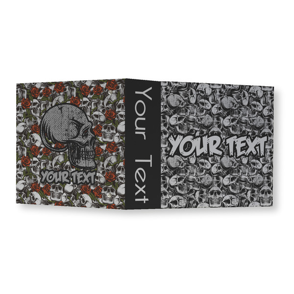 Skulls 3 Ring Binders - Full Wrap - 3" - OPEN OUTSIDE
