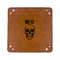 Skulls 6" x 6" Leatherette Snap Up Tray - FLAT FRONT