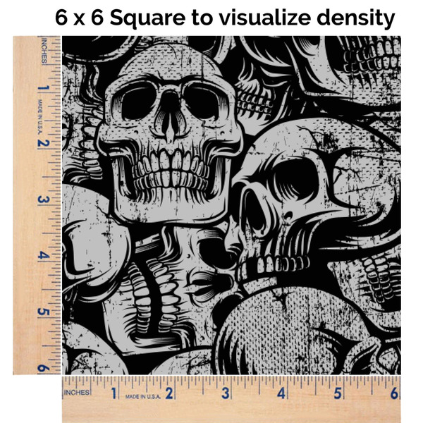 Skulls 6x6 Swatch of Fabric