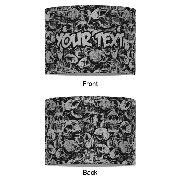 Skulls 8" Drum Lampshade - APPROVAL (Fabric)
