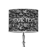 Skulls 8" Drum Lamp Shade - Poly-film (Personalized)