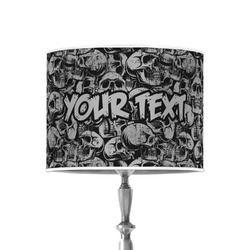 Skulls 8" Drum Lamp Shade - Poly-film (Personalized)