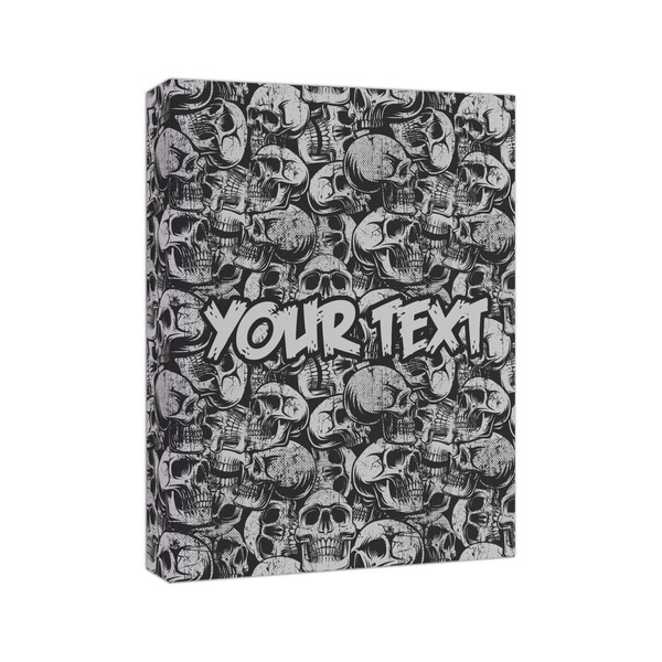 Skulls 8x10 - Canvas Print - Angled View