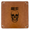 Skulls 9" x 9" Leatherette Snap Up Tray - APPROVAL (FLAT)