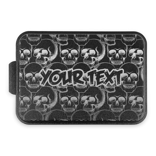 Skulls Aluminum Baking Pan - Black Lid - FRONT