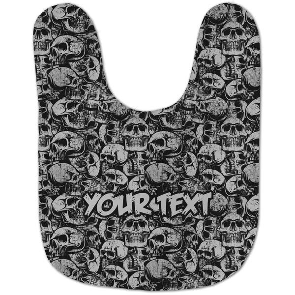 Skulls Baby Bib - AFT flat