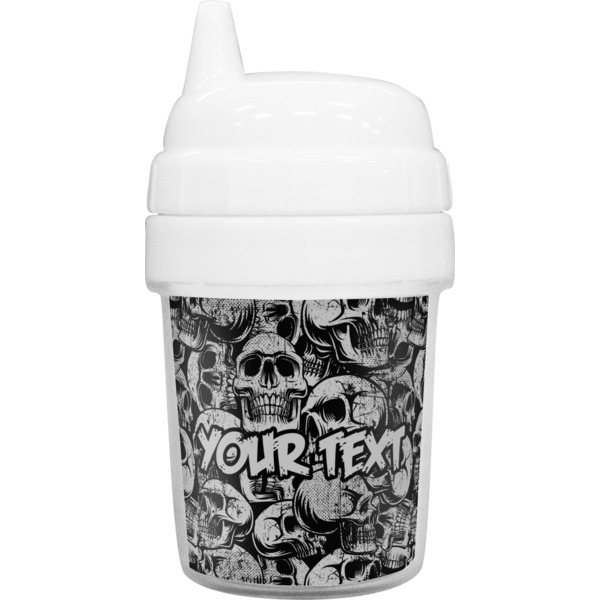 Custom Skulls Baby Sippy Cup (Personalized)