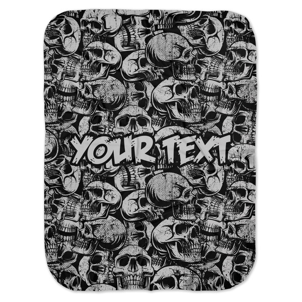 Custom Skulls Baby Swaddling Blanket (Personalized)