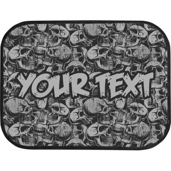 Skulls Back Seat Car Mat