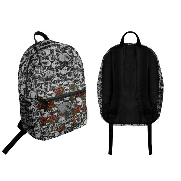 Skulls Backpack front and back - Apvl