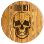 Skulls Bamboo Cutting Board (Personalized)