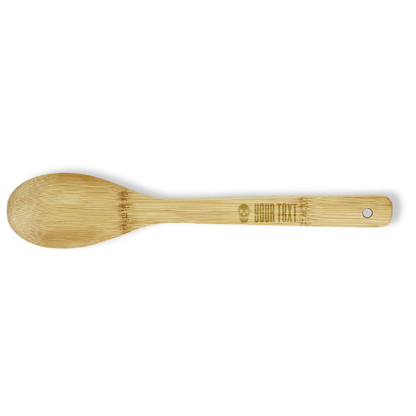 Skulls Bamboo Spoons - Single Sided - FRONT