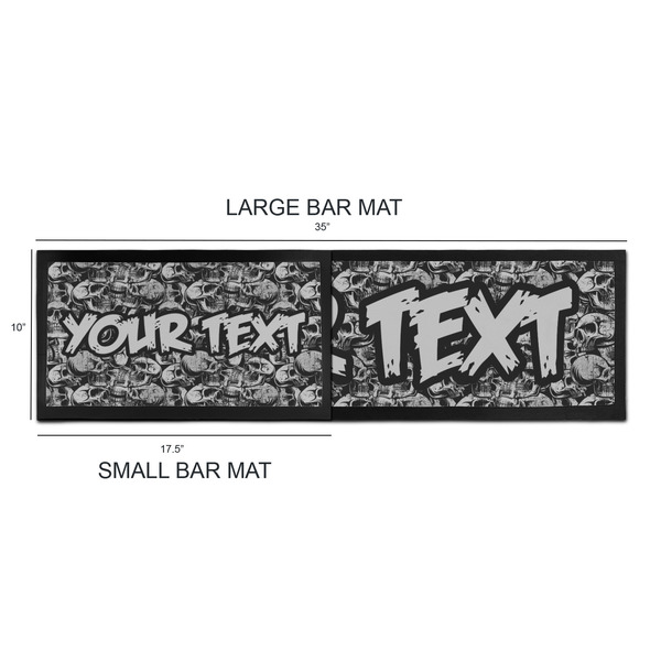 Skulls Bar Mats - Sizing Chart