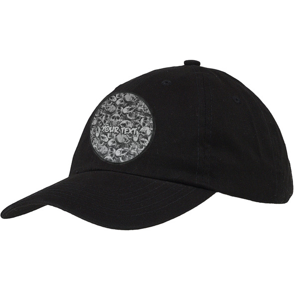 Custom Skulls Baseball Cap - Black (Personalized)