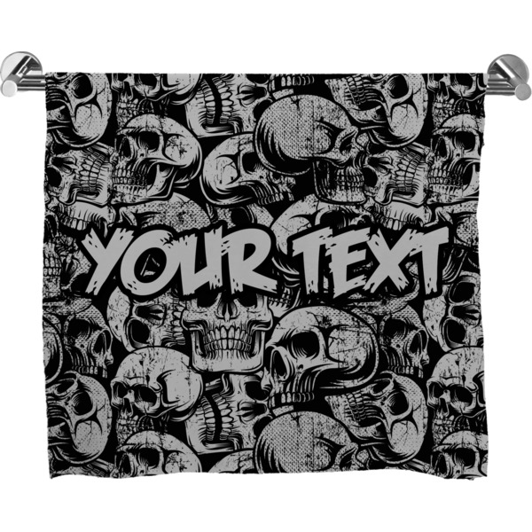 Custom Skulls Bath Towel (Personalized)