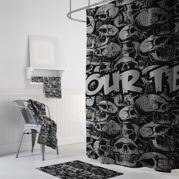 Skulls Bath Towel Sets - 3-piece - In Context