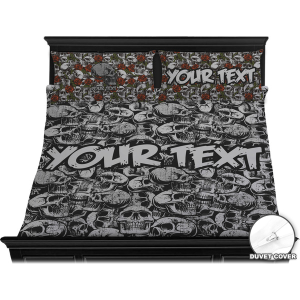Skulls Bedding Set (King) - Duvet