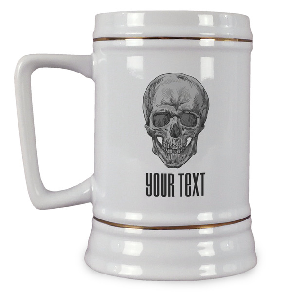 Custom Skulls Beer Stein (Personalized)