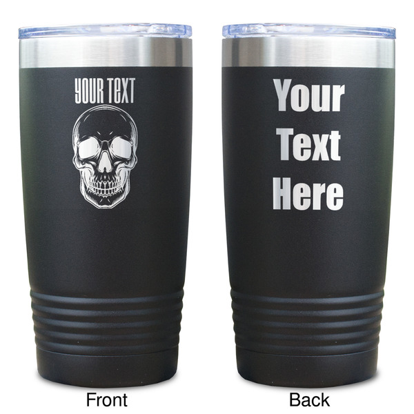 Skulls Black Polar Camel Tumbler - 20oz - Double Sided  - Approval