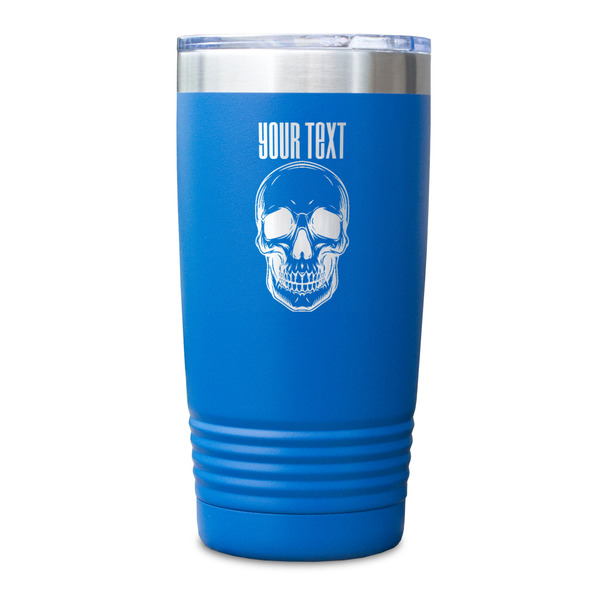 Skulls Blue Polar Camel Tumbler - 20oz - Single Sided - Approval