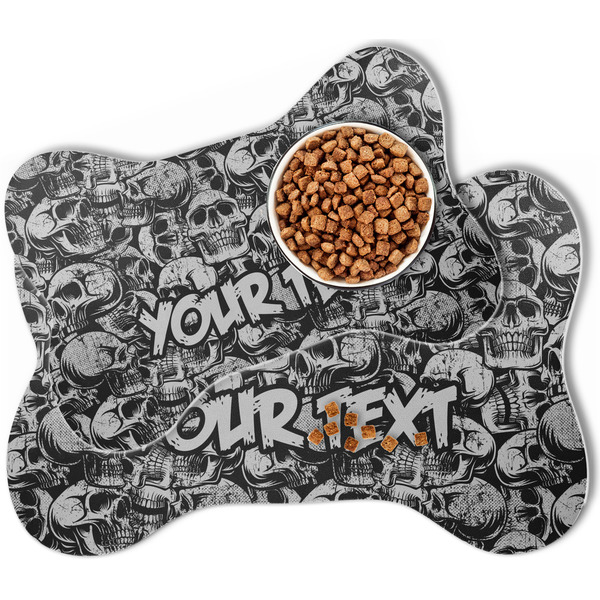 Skulls Bone Shaped Dog Mats - MAIN