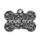 Skulls Bone Shaped Dog ID Tag - Small (Personalized)