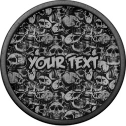 Skulls Cabinet Knob (Black) (Personalized)