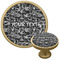 Skulls Cabinet Knob - Gold (Personalized)