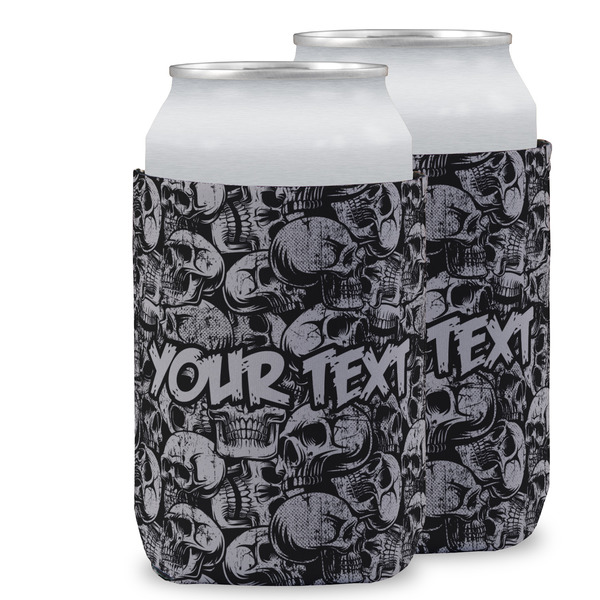 Custom Skulls Can Cooler (12 oz) w/ Name or Text
