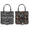 Skulls Canvas Tote - Front and Back