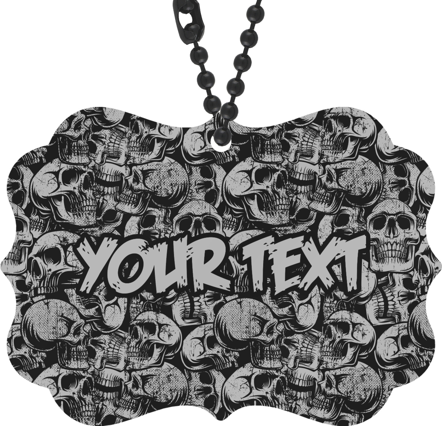 Custom Skulls Rear View Mirror Decor (Personalized) YouCustomizeIt