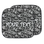 Skulls Car Sun Shade - Two Piece (Personalized)