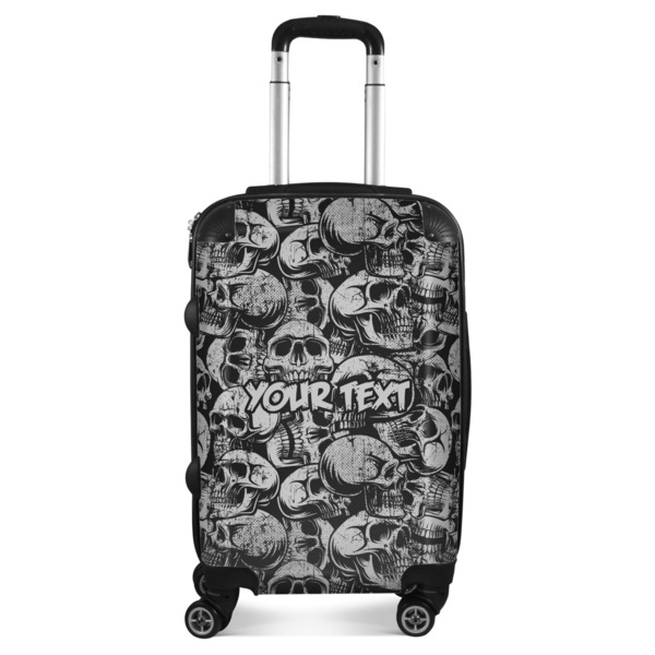 Custom Skulls Suitcase - 20" Carry On (Personalized)