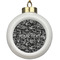 Skulls Ceramic Ball Ornament (Personalized)