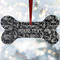 Skulls Ceramic Dog Ornament w/ Name or Text