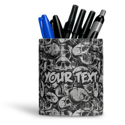 Skulls Ceramic Pen Holder