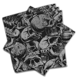 Skulls Cloth Napkins (Set of 4) (Personalized)