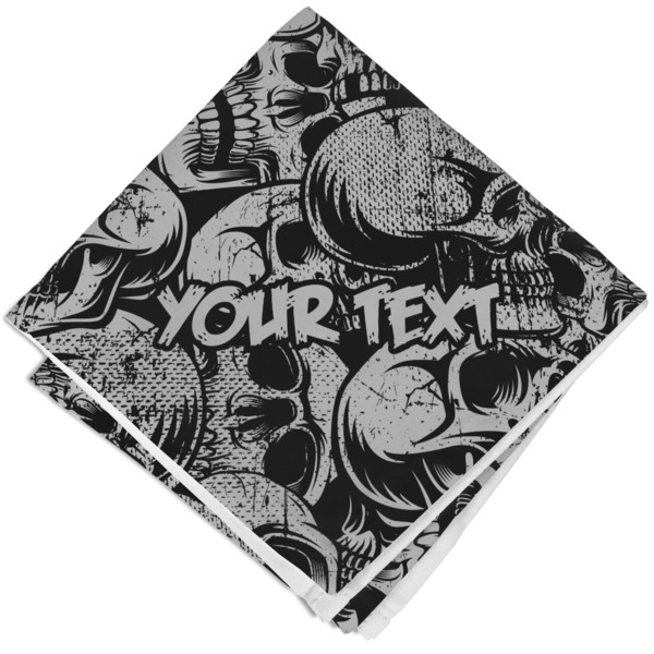 Skulls Cloth Napkins - Personalized Lunch (Folded Four Corners)