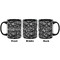 Skulls Coffee Mug - 11 oz - Black APPROVAL