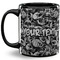 Skulls Coffee Mug - 11 oz - Full- Black