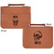 Skulls Cognac Leatherette Bible Covers - Small Double Sided Apvl