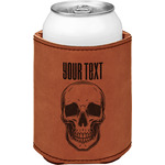 Skulls Leatherette Can Sleeve - Single Sided (Personalized)