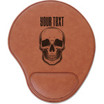 Skulls Leatherette Mouse Pad with Wrist Support (Personalized)