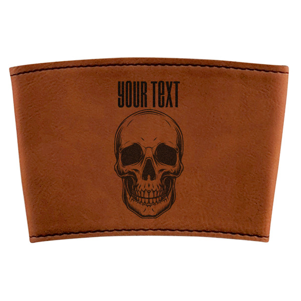 Custom Skulls Leatherette Cup Sleeve (Personalized)